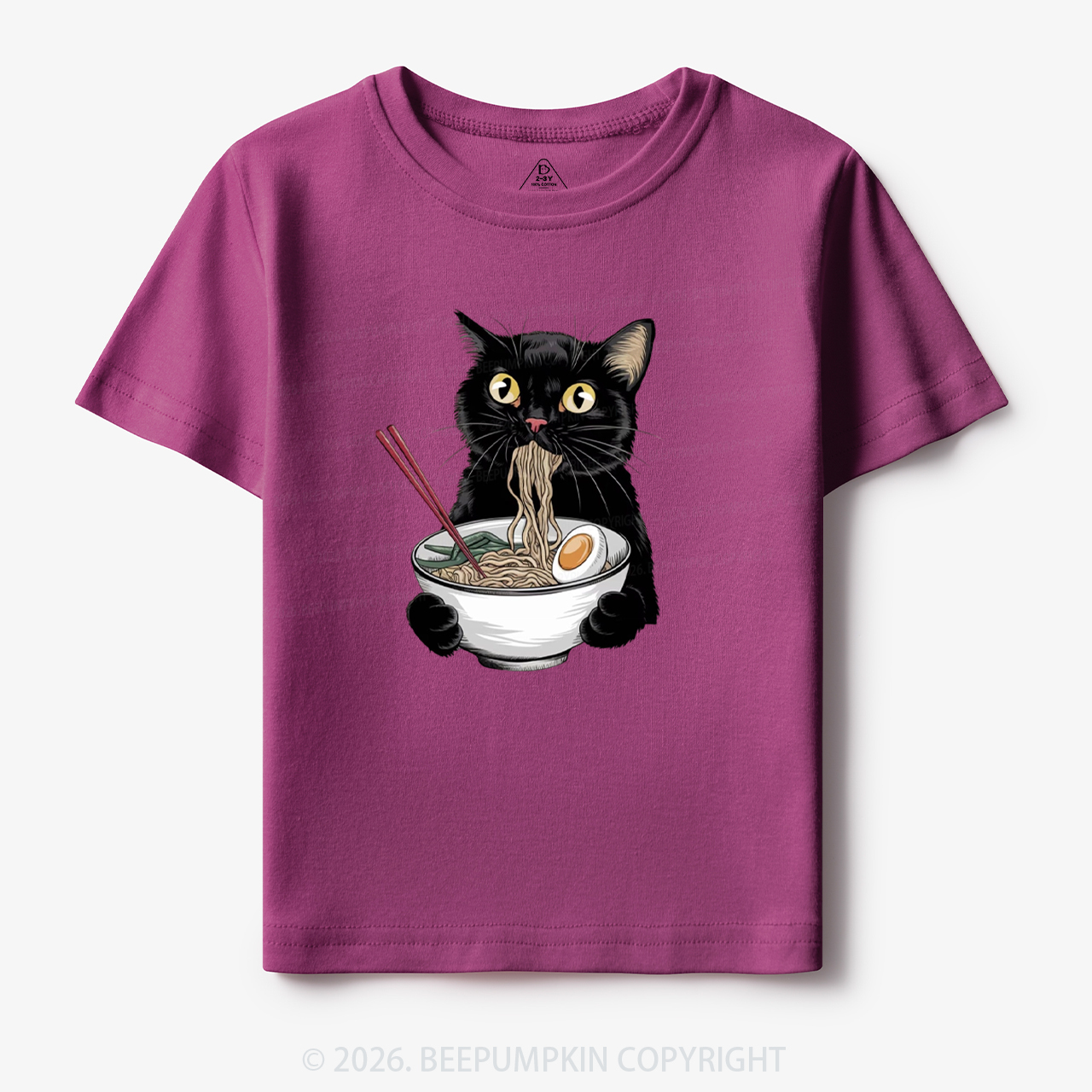 Ramen Black Cat Toddler&Kid's Tees
