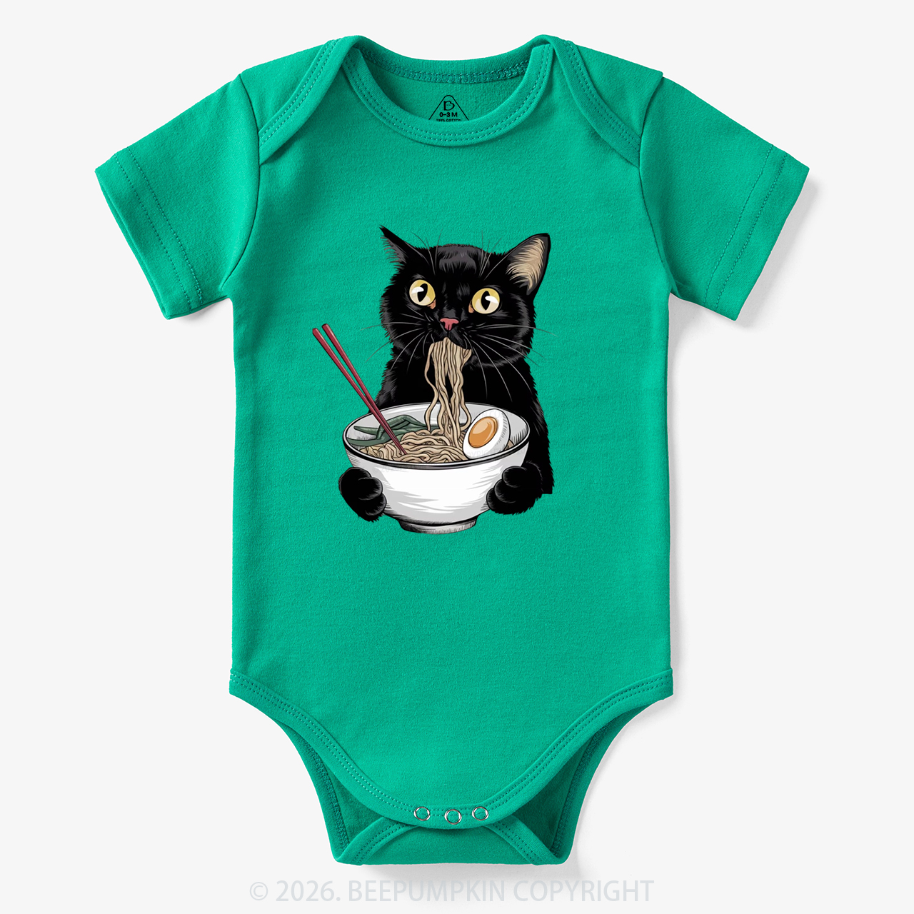 Ramen Black Cat Bodysuit
