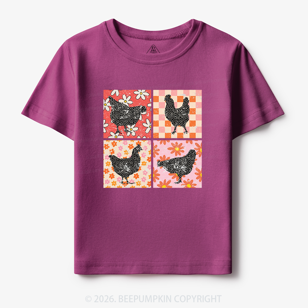 Chickens Farm Animals Toddler&Kid's Tees