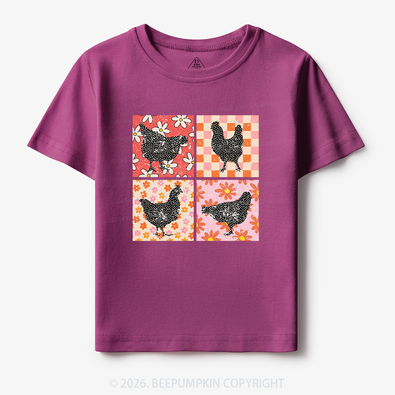 Chickens Farm Animals Toddler&Kid's Tees