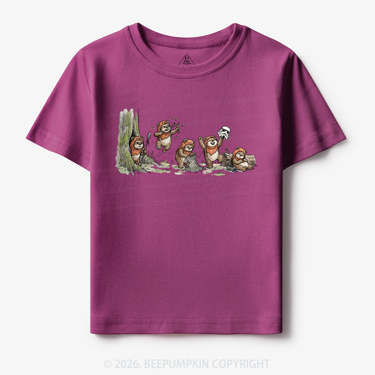 Vintage Galaxy Cute Bear Toddler&Kid's Tees