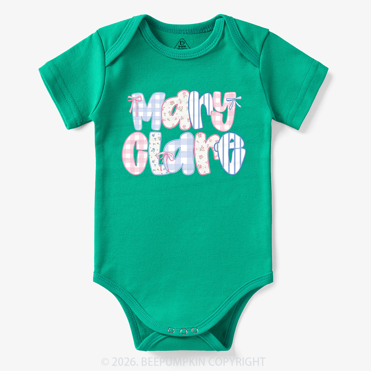 Personalized Name Candy Letters Bodysuit