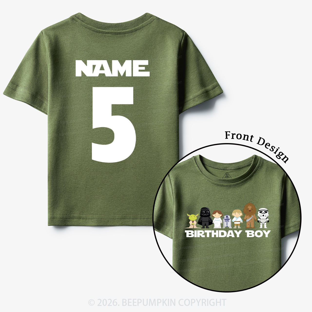 Space Hero Birthday Galaxy Party Toddler&Kid's Tees