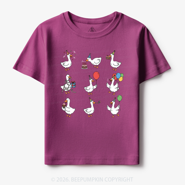Silly Goose Birthday Toddler&Kid's Tees