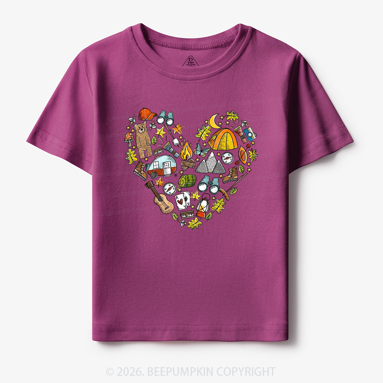 Love Camping Funny Hiking Toddler&Kid's Tees