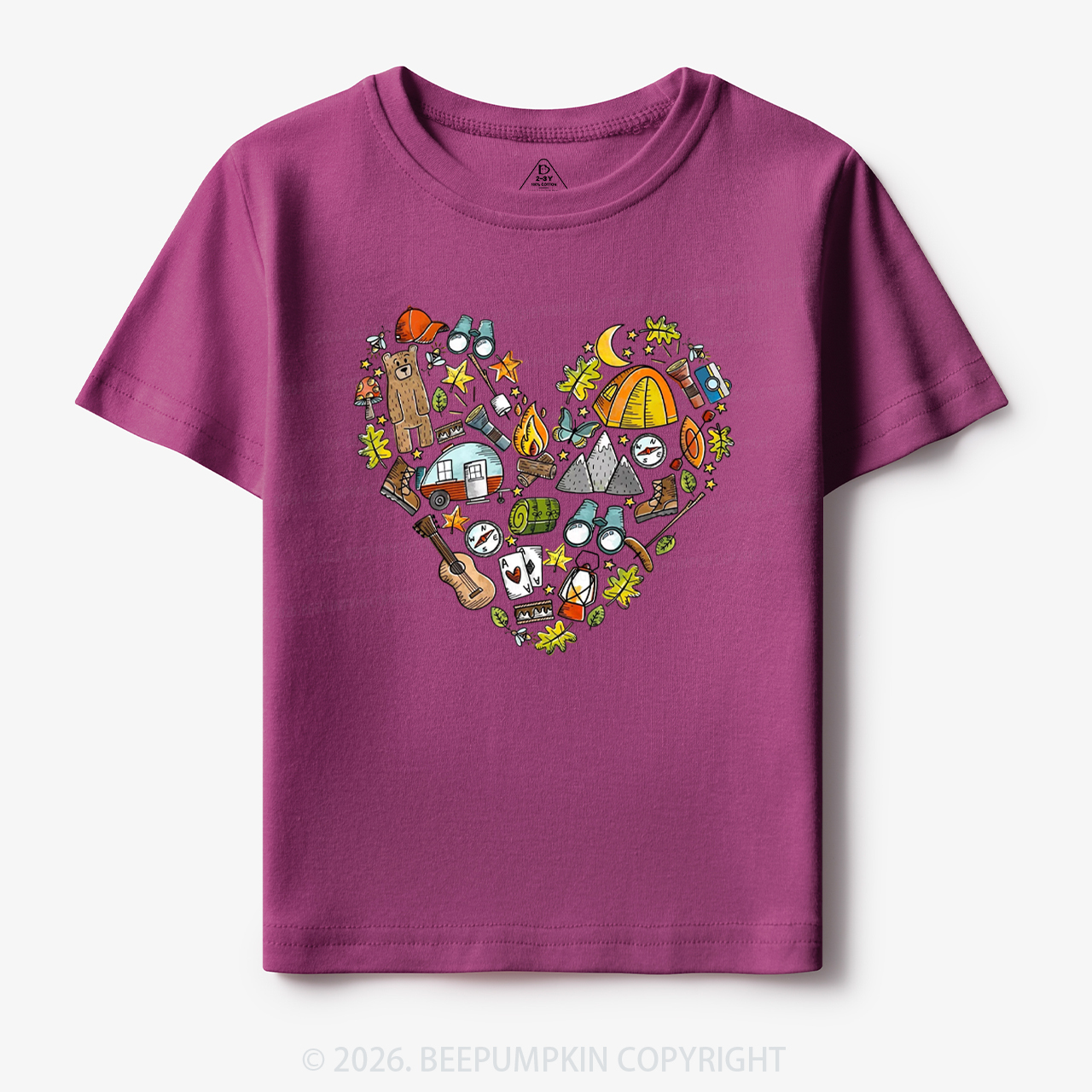 Love Camping Funny Hiking Toddler&Kid's Tees