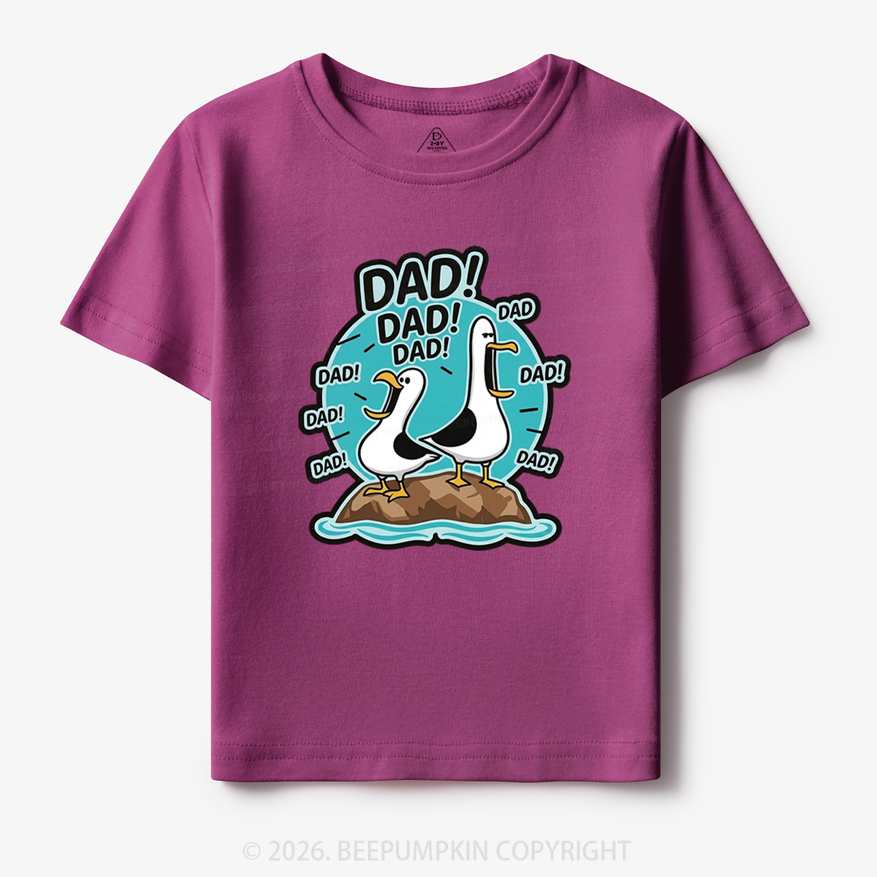 Funny Seagull DAD Toddler&Kid's Tees