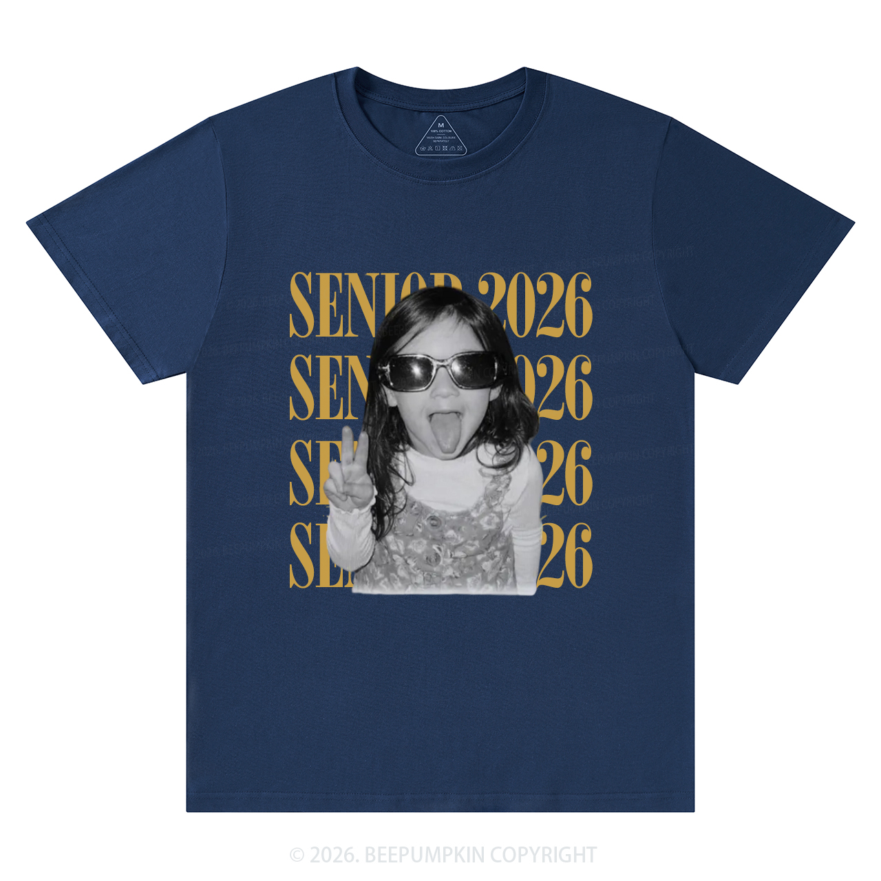 Personalized Vintage Photo And Year Senior T-Shirts