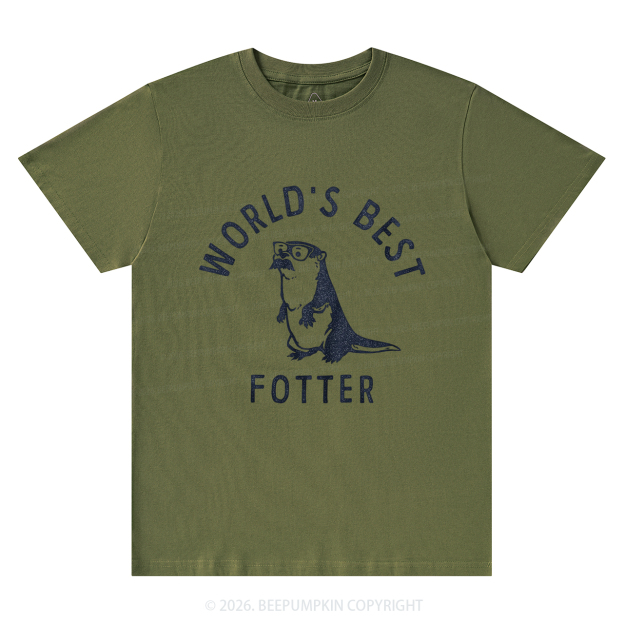 Funny Otter World's Best Father T-Shirts