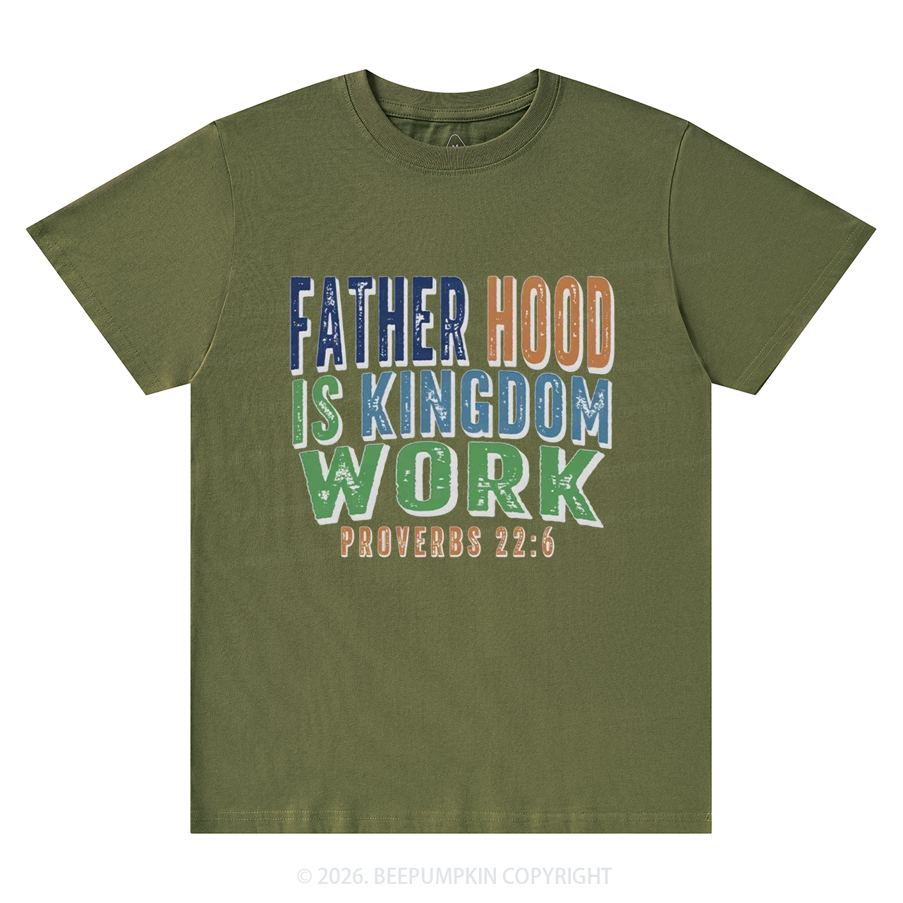Christian Dad Fatherhood Is Kingdom Work T-Shirts