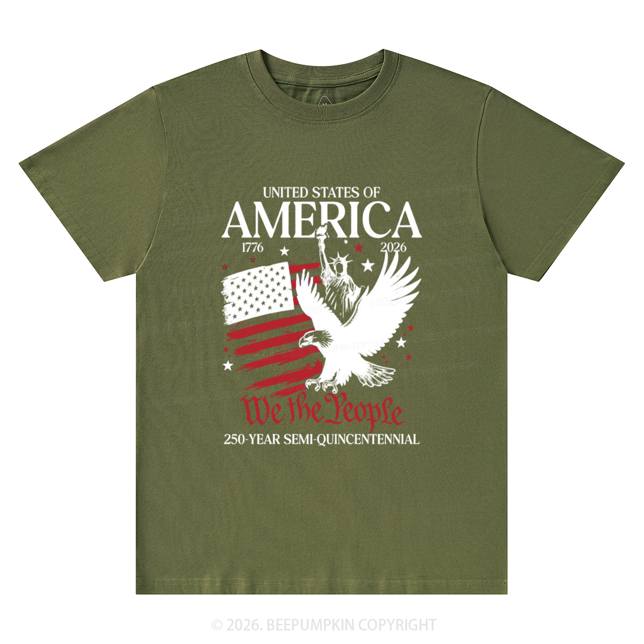  America 250 Patriotic Eagle USA T-Shirts