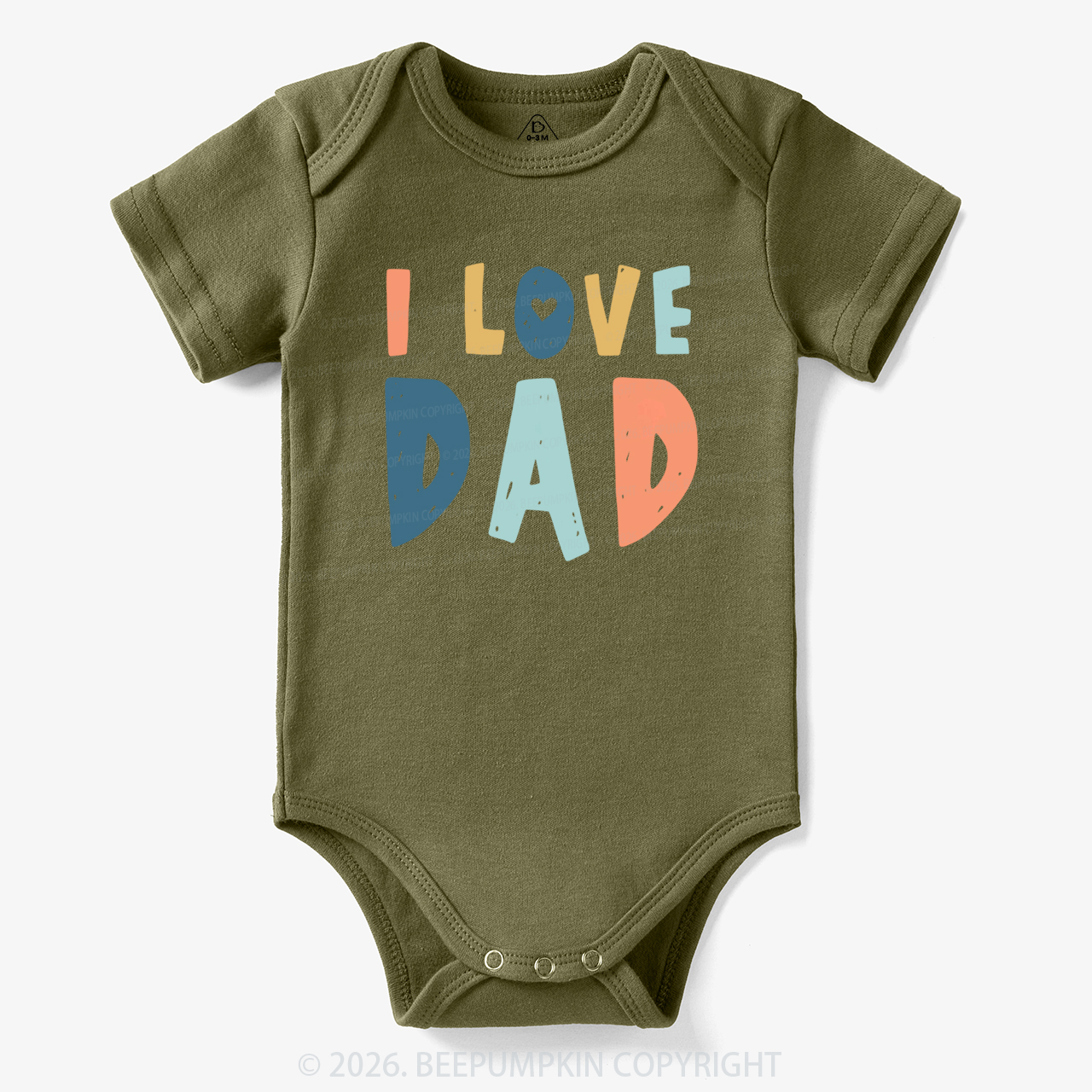 Father’s Day ‘I Love Dad’ Bodysuit