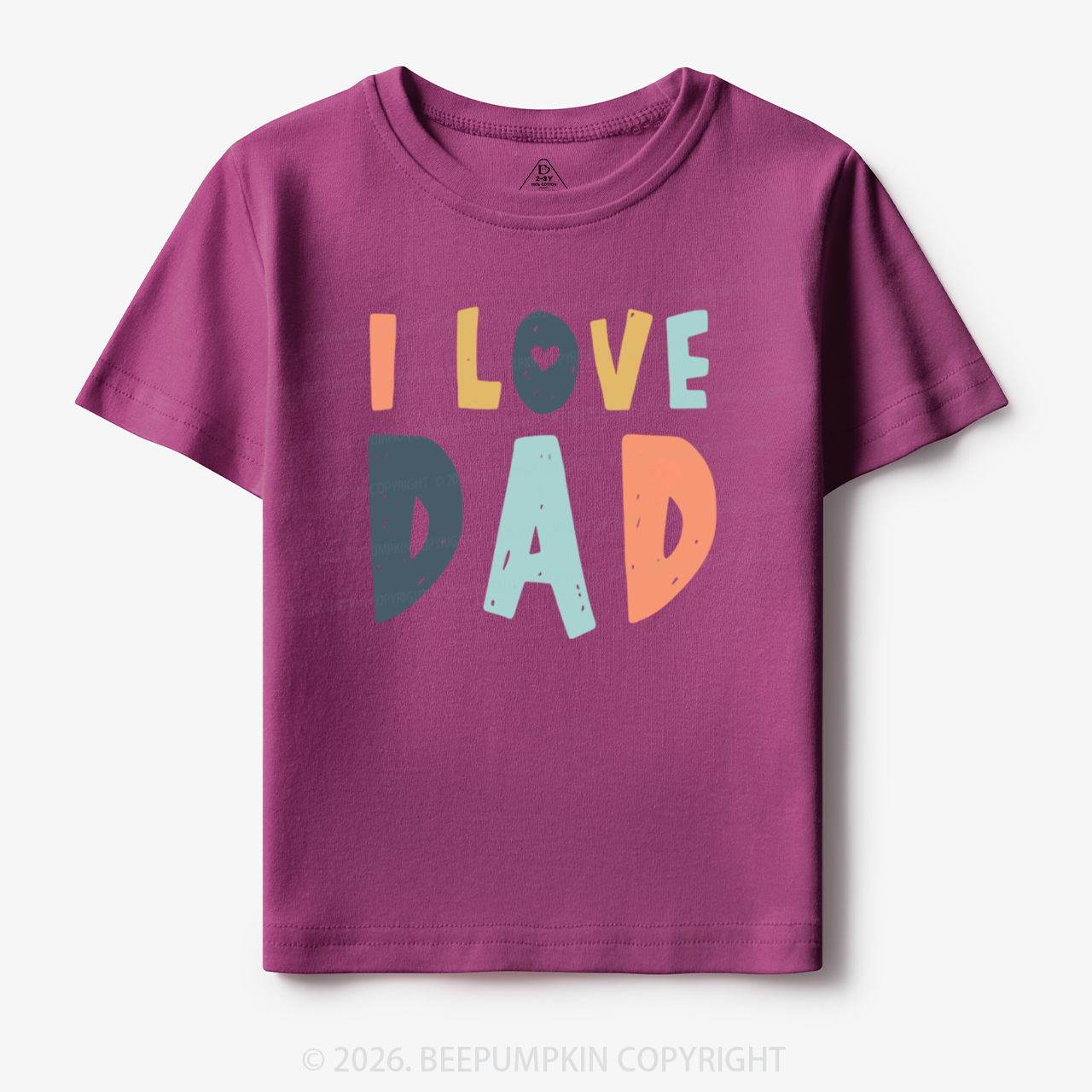 Father's Day 'I Love Dad' Toddler&Kid's Tees