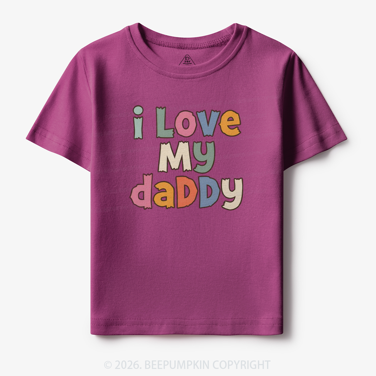 I Love My Daddy Cute Father's Day Toddler&Kid's Tees