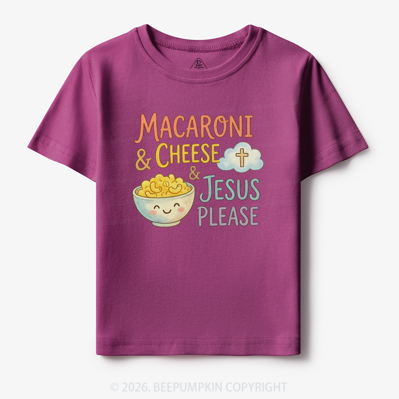 Macaroni & Cheese & Jesus Please Toddler&Kid's Tees