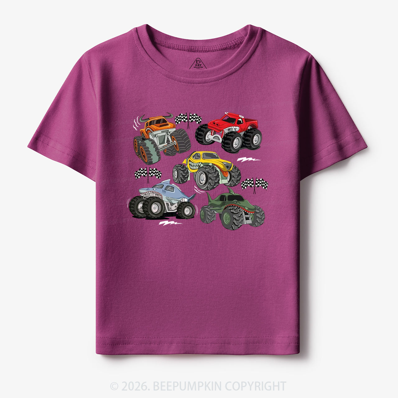 Monster Trucks Race Toddler&Kid's Tees