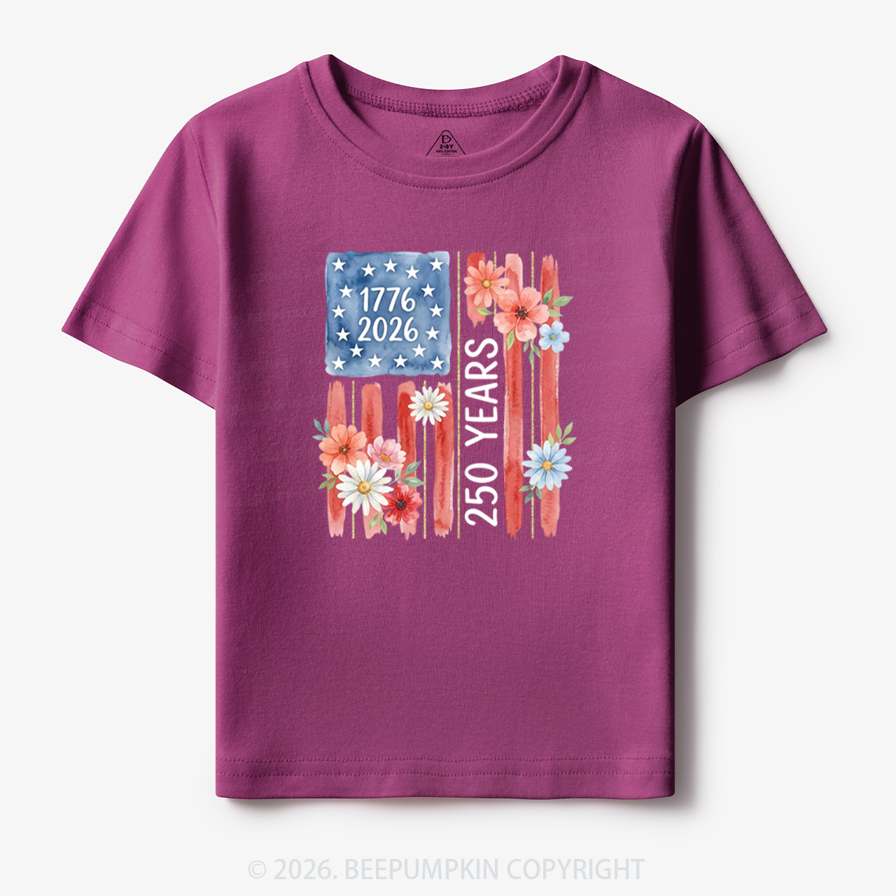 United States of America 250th Patriotic Flag Toddler&Kid's Tees