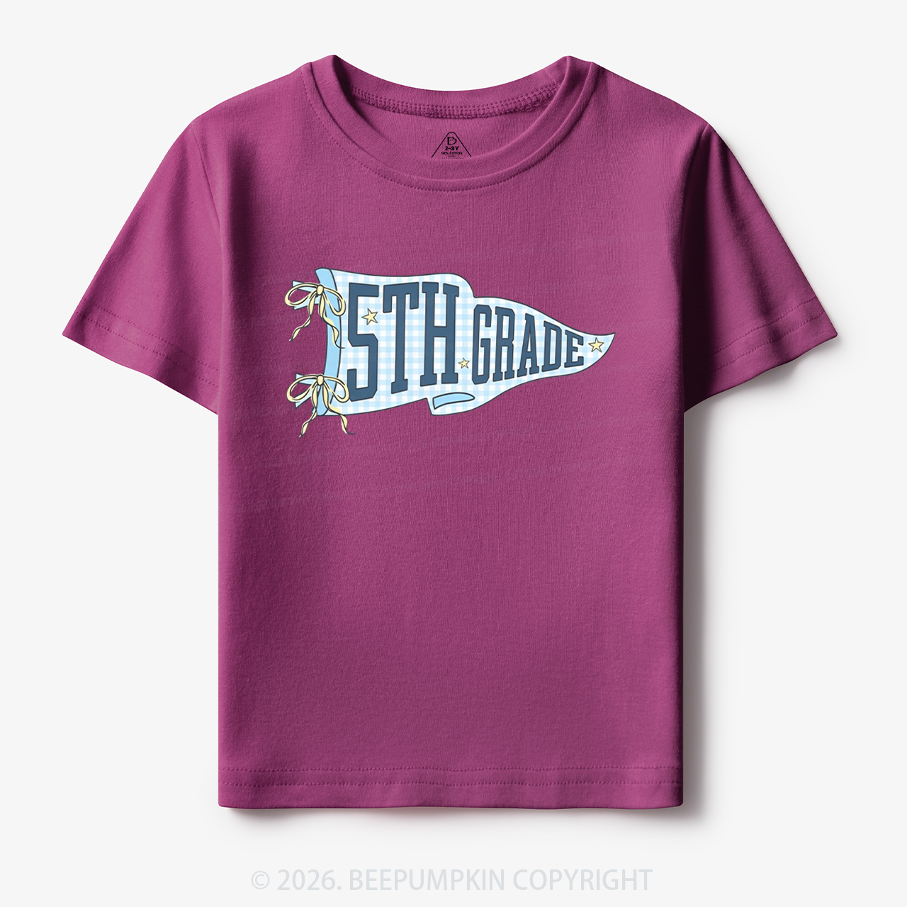 Personalized Pennant Grade Level Team Toddler&Kid's Tees