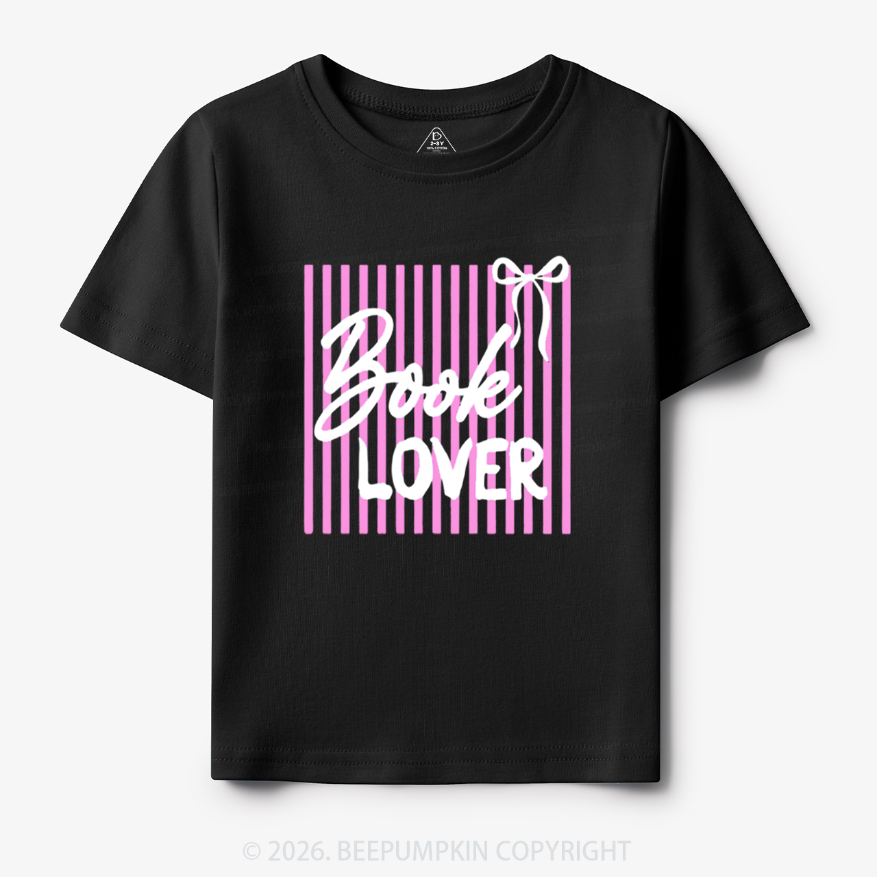 Coquette Book Preppy Stripes Toddler&Kid's Tees