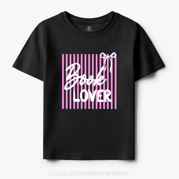 Coquette Book Preppy Stripes Toddler&Kid's Tees