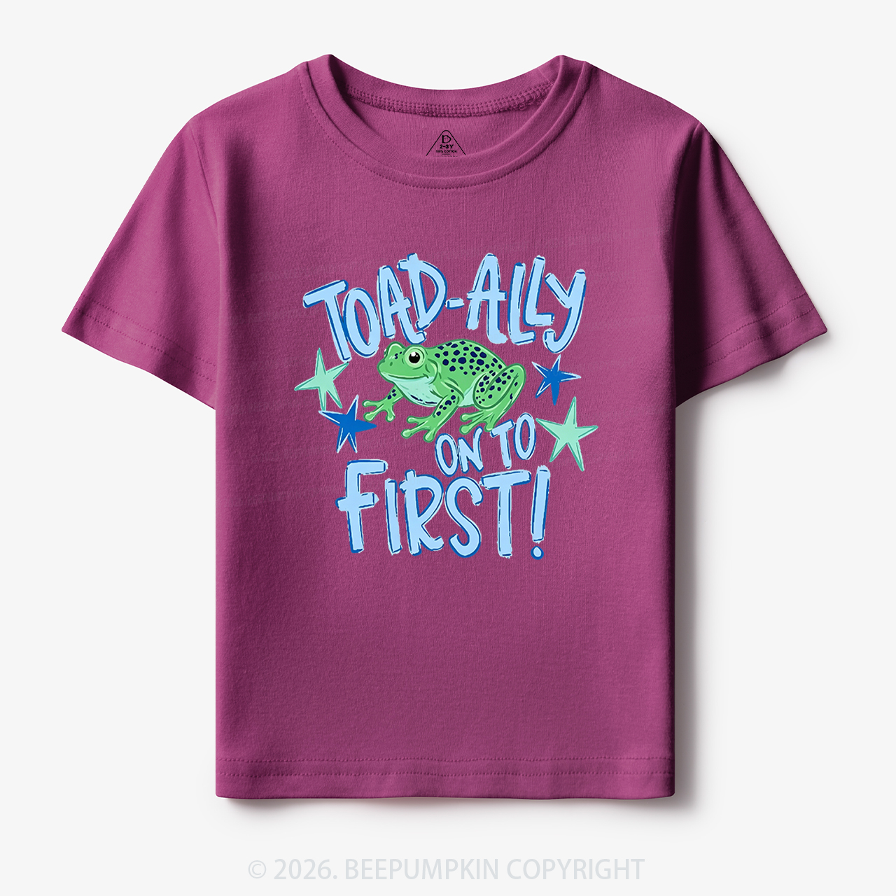 Personalized Toad-ally On To Grade Toddler&Kid's Tees