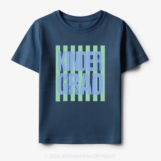Stripes Kinder Graduation Summer Fun Retro Toddler&Kid's Tees