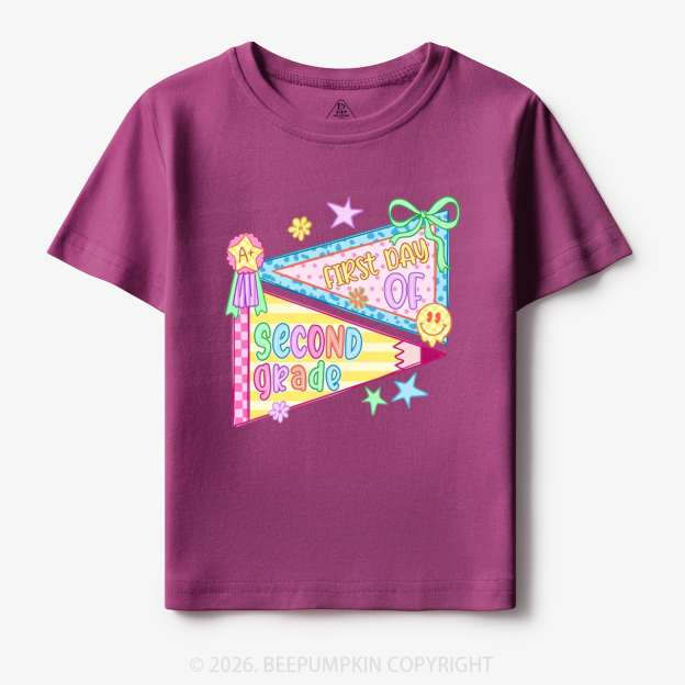 Floral Apple Pre-k 1st/2nd/3rd/4th/5th Grade Toddler&Kid's Tees