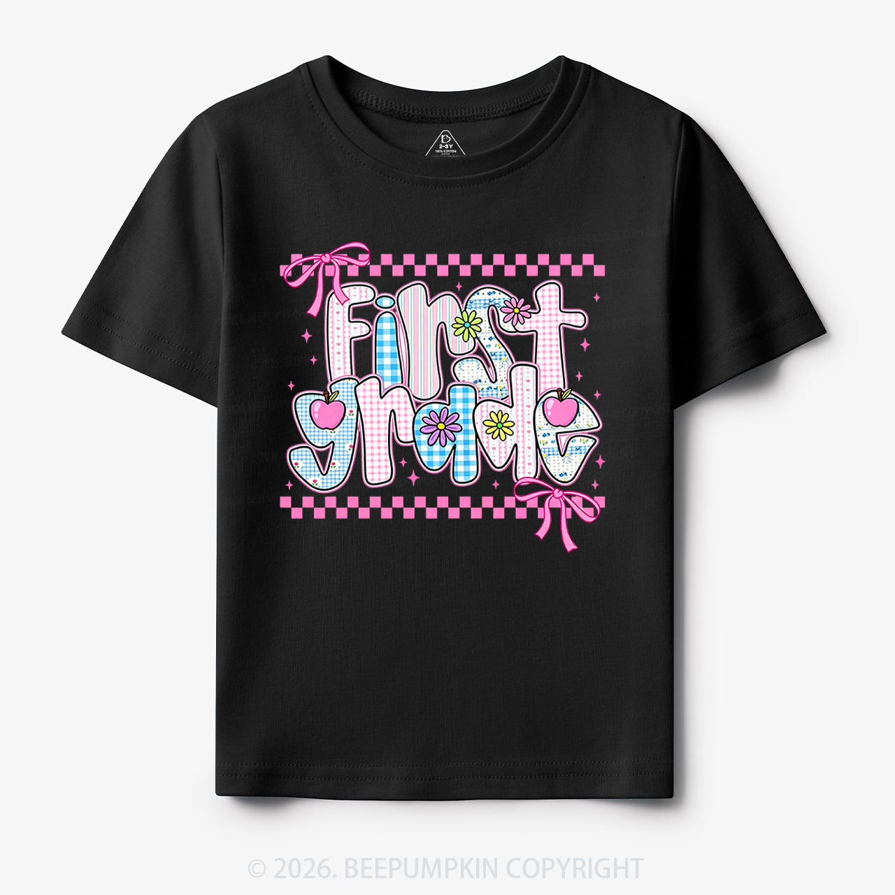 Preppy Floral Pre-k 1st/2nd/3rd/4th/5th Grade Toddler&Kid's Tees