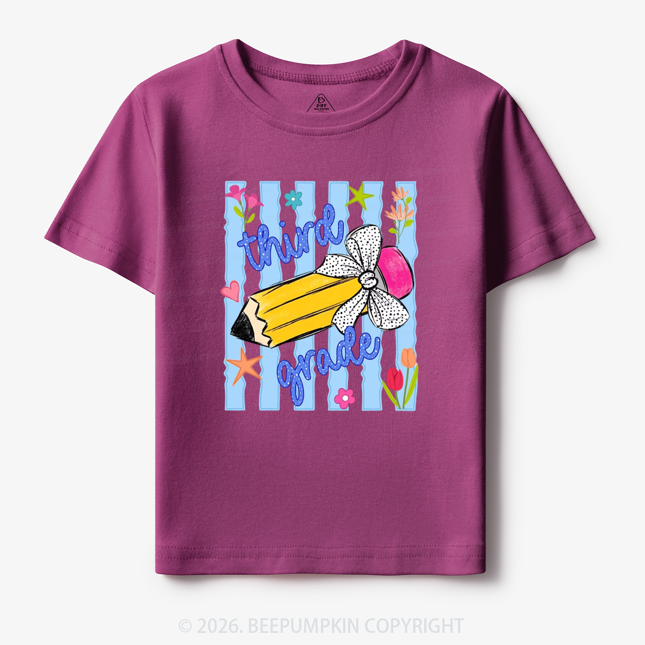 Striped Pencil Pre-K To Fifth Grade Toddler&Kid's Tees