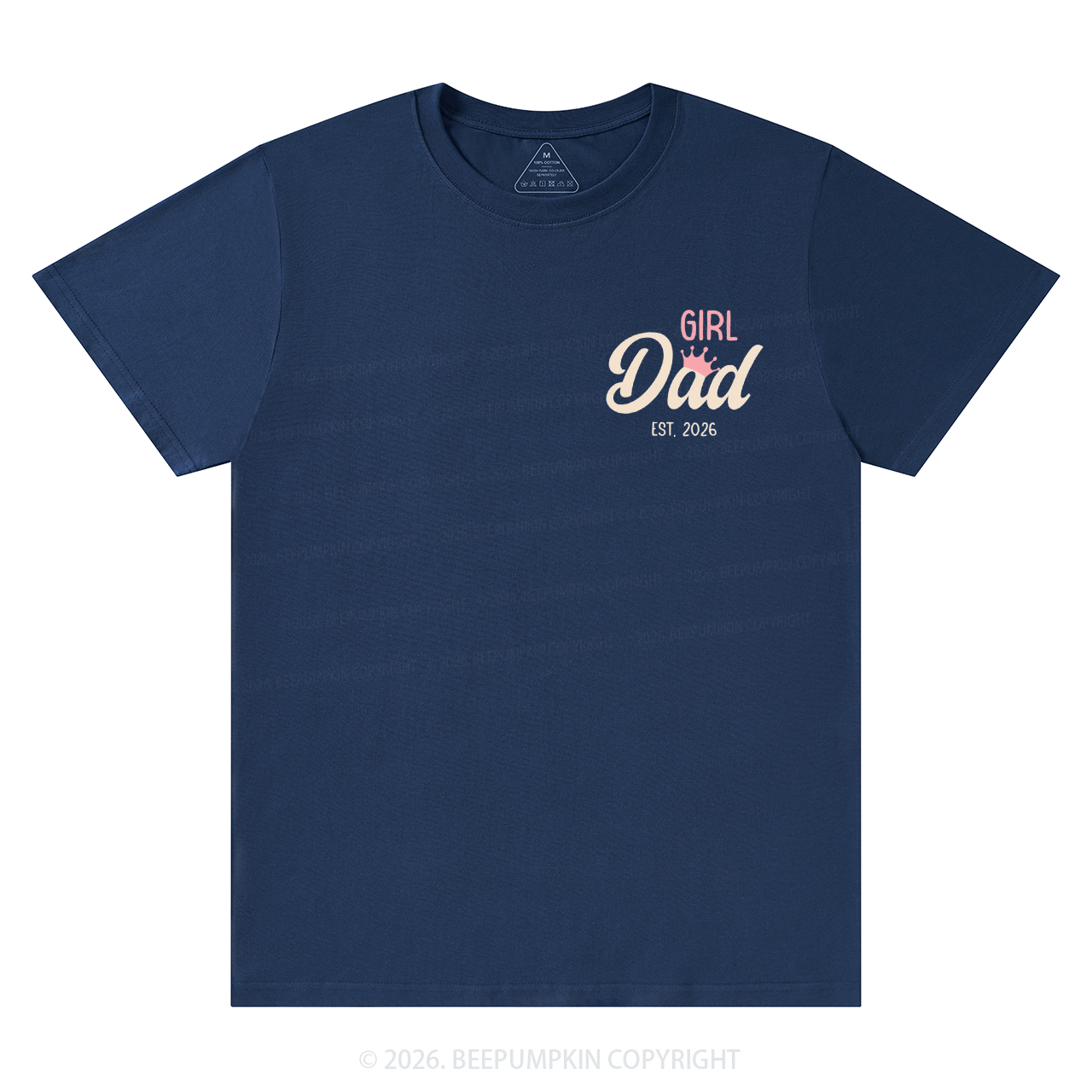 Personalized Girl Dad Fathers Day T-Shirts