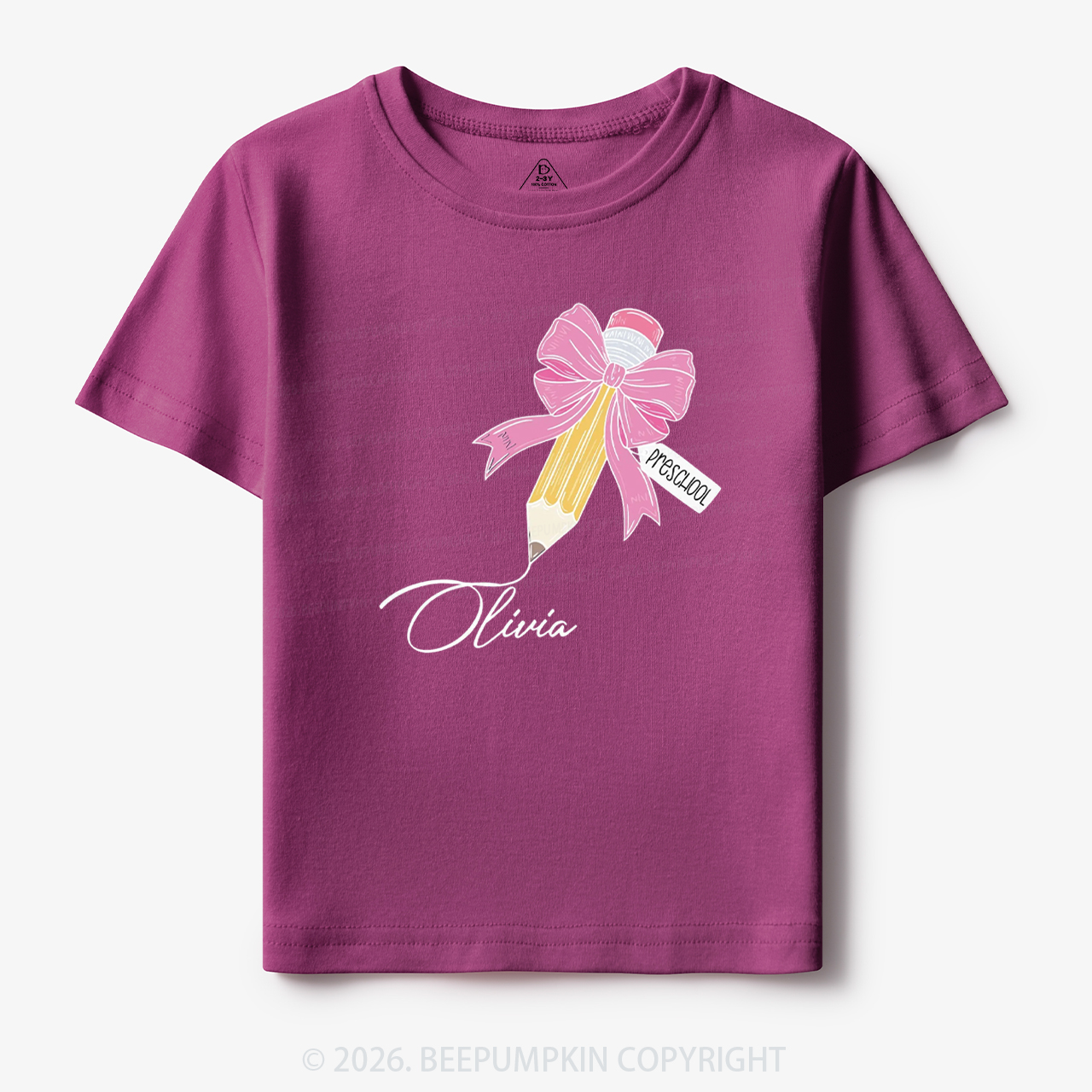 Personalized Preschool Back To School Toddler&Kid's Tees