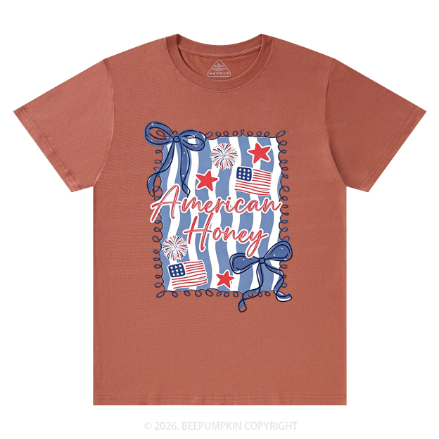 American Honey Flag Bows T-Shirts