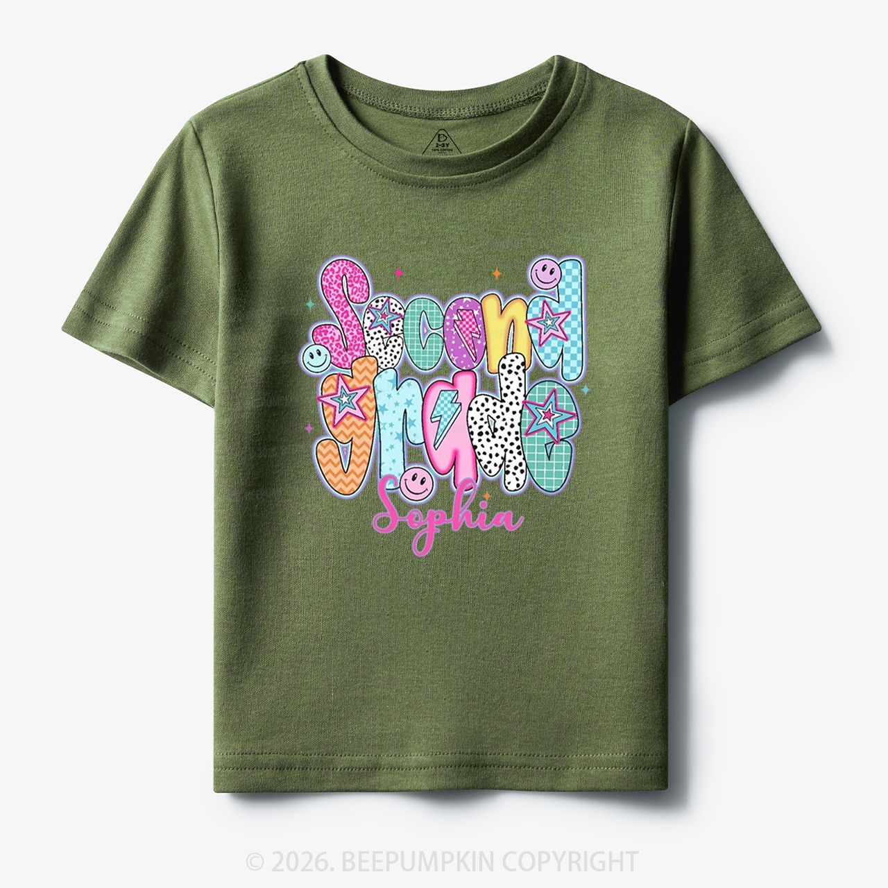 Personalized Retro Grade Back to School Toddler&Kid's Tees