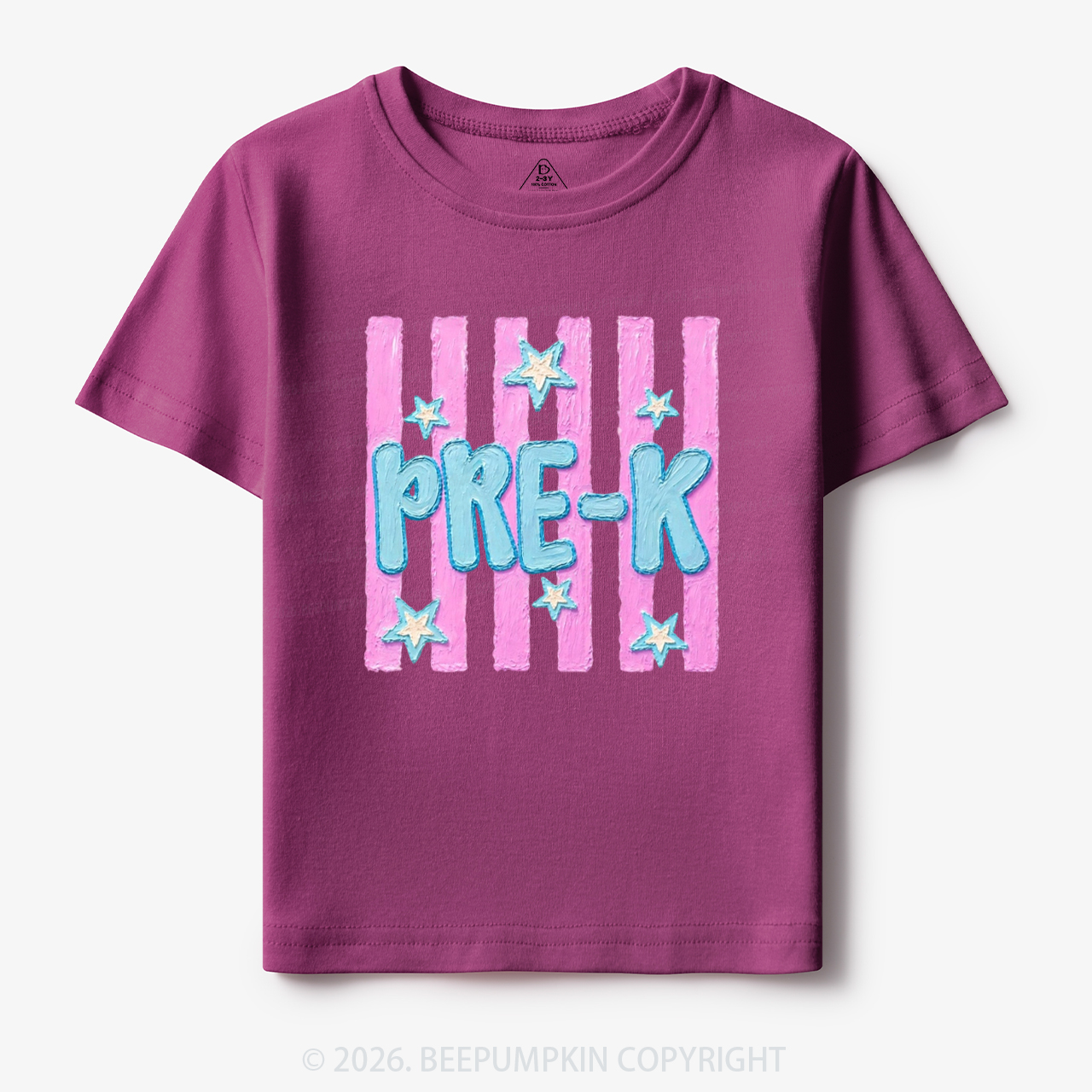 Retro Striped Pre-K Back To School Toddler&Kid's Tees