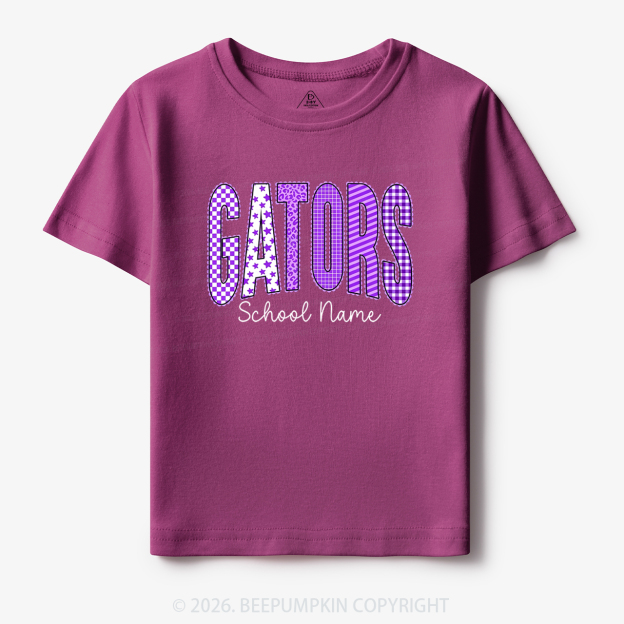 Personalized School Name School Spirit Toddler&Kid's Tees