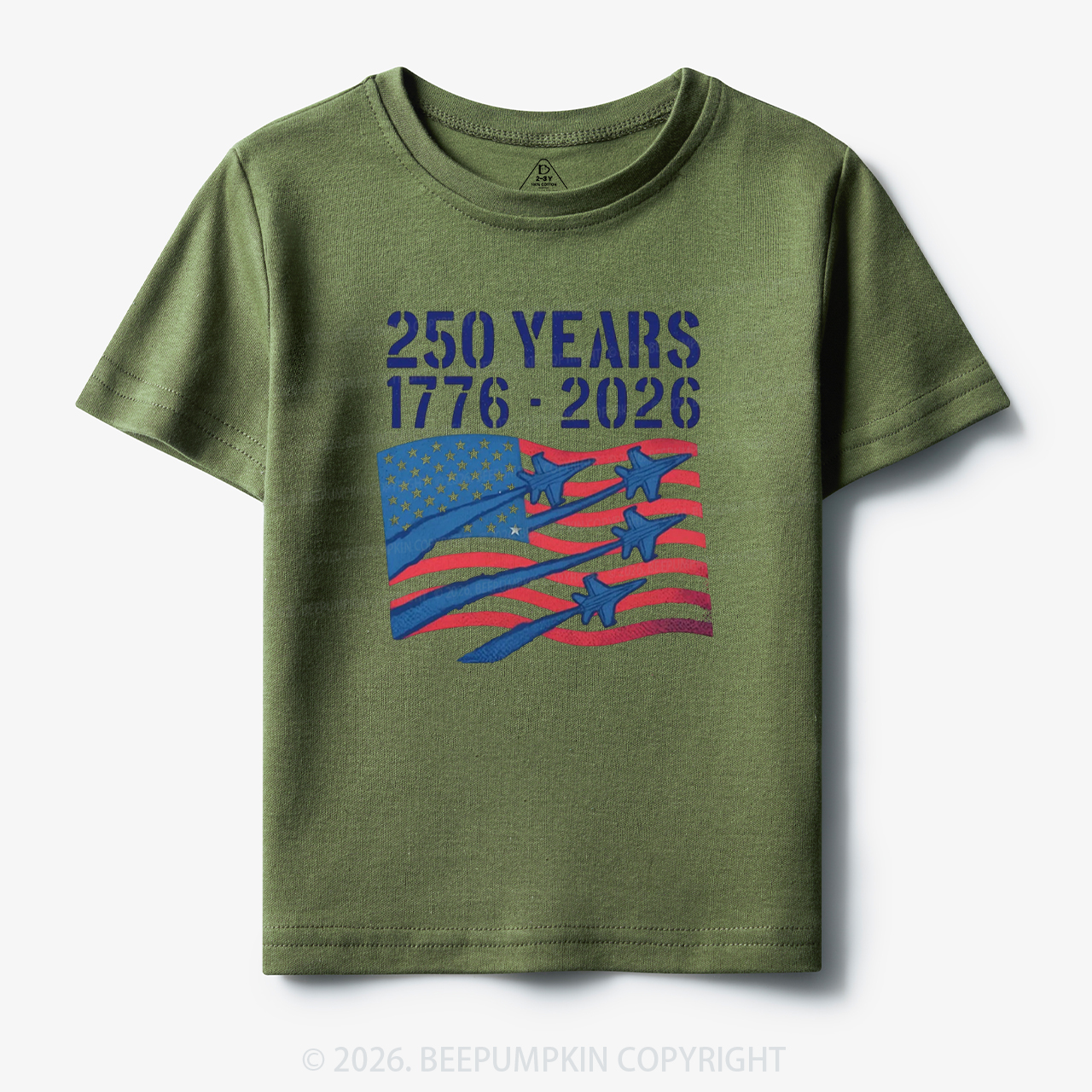 250 Years 1776-2026 America Patriotic Toddler&Kid's Tees