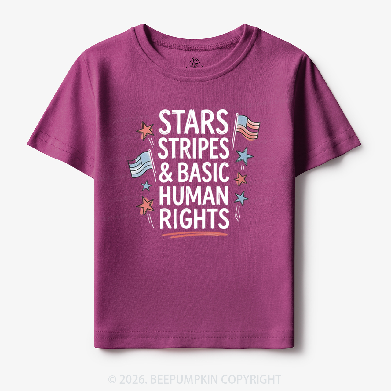 Stars Stripes Patriotic 4th Of July Toddler&Kid's Tees