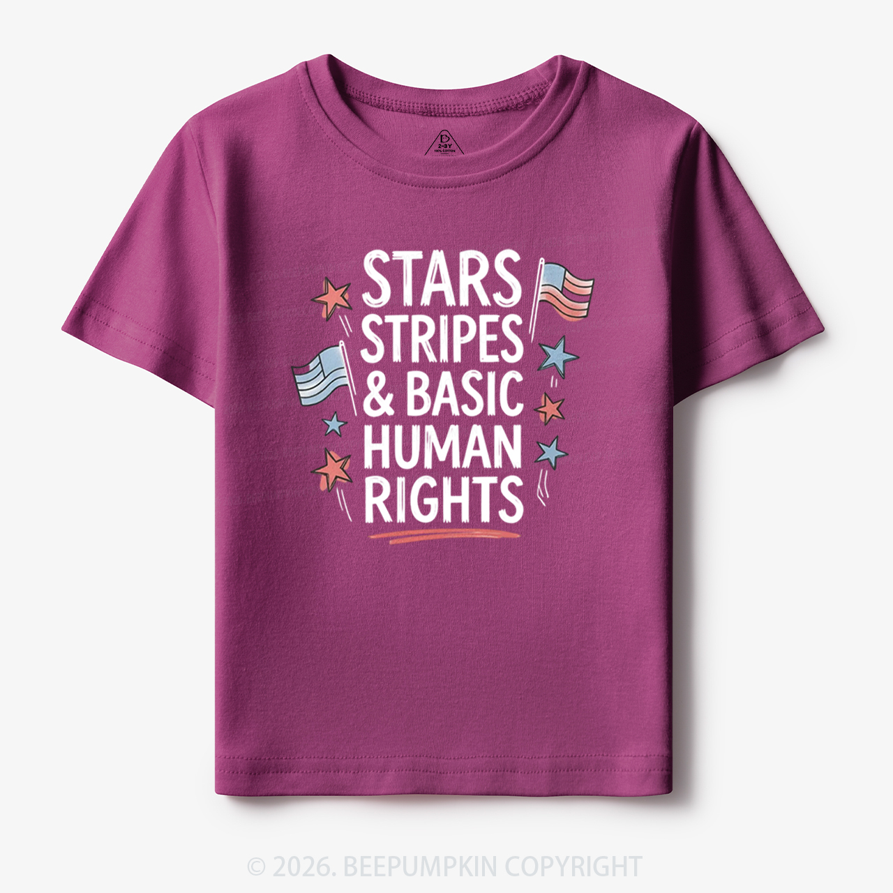 Stars Stripes Patriotic 4th Of July Toddler&Kid's Tees