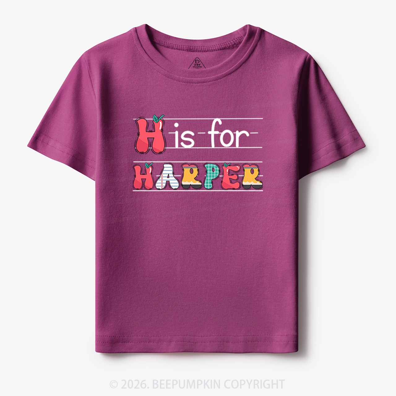 Personalized Kids Name Back To School Toddler&Kids Tees