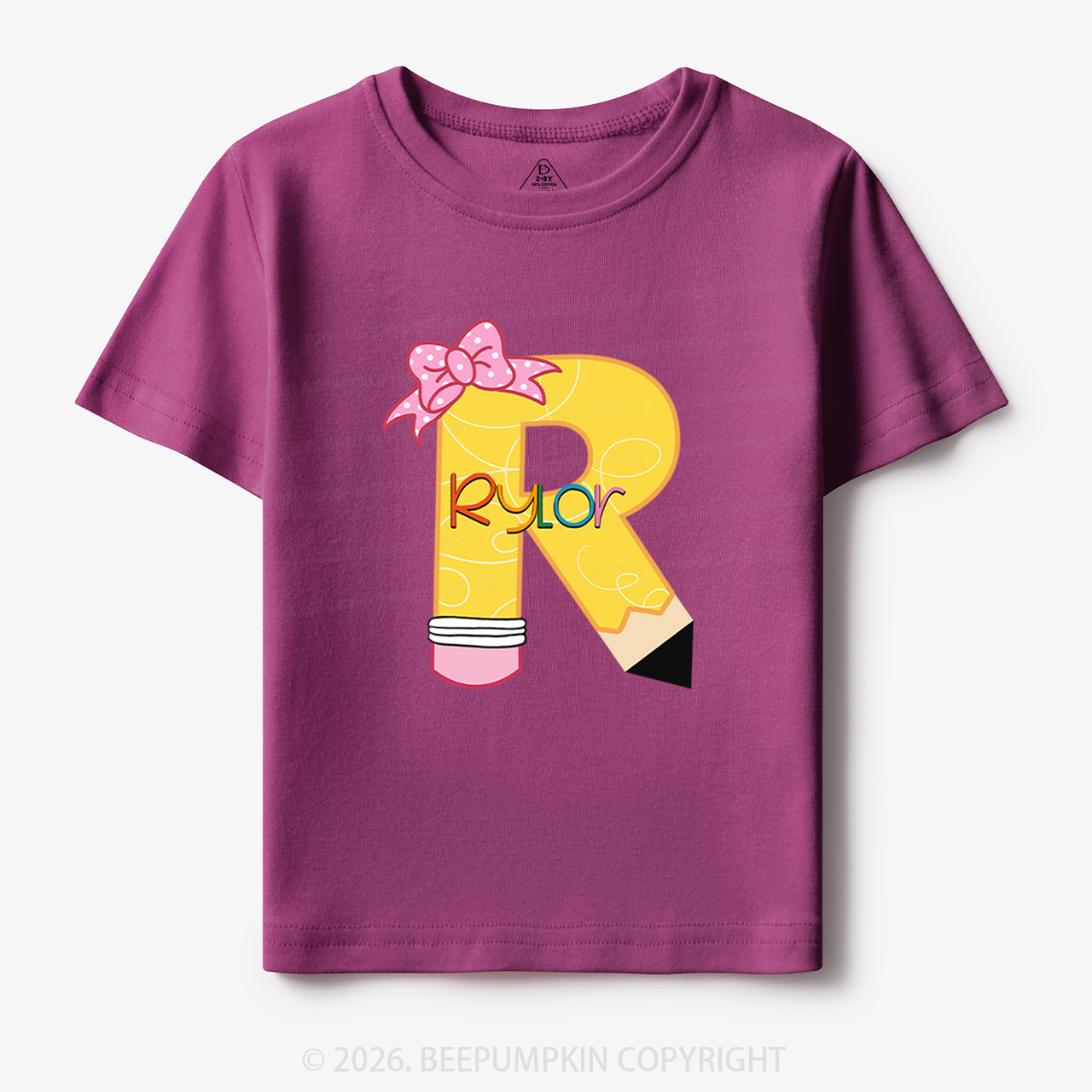 Personalized Pencil Back To School Shirt 