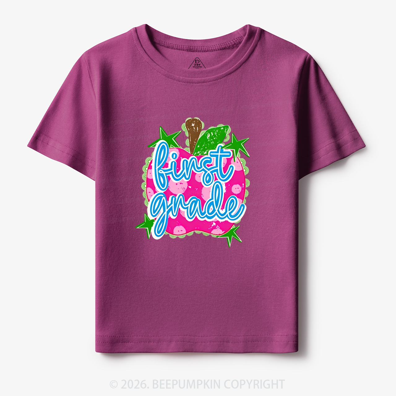 Personalized Polkadots Apple Back To School Toddler&Kid's Tees