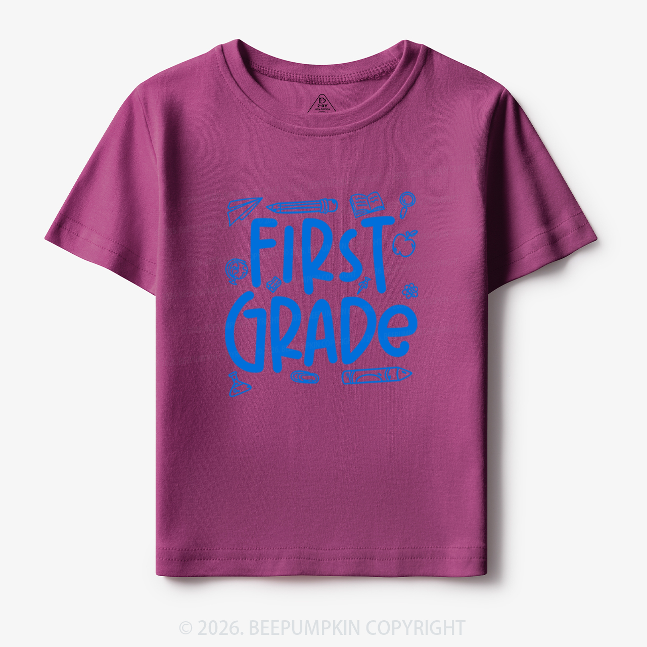 Personalized Preppy Back To School Doodles Toddler&Kid's Tees