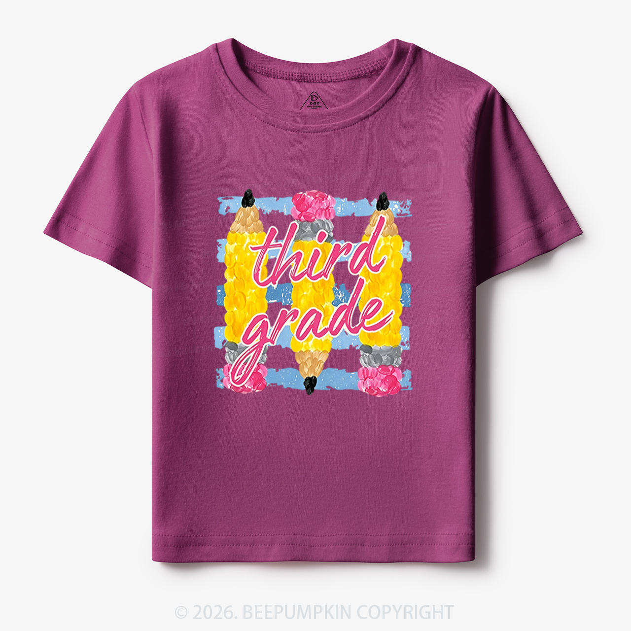 Personalized Grade Colors Stripes Back to School Toddler&Kid's Tees