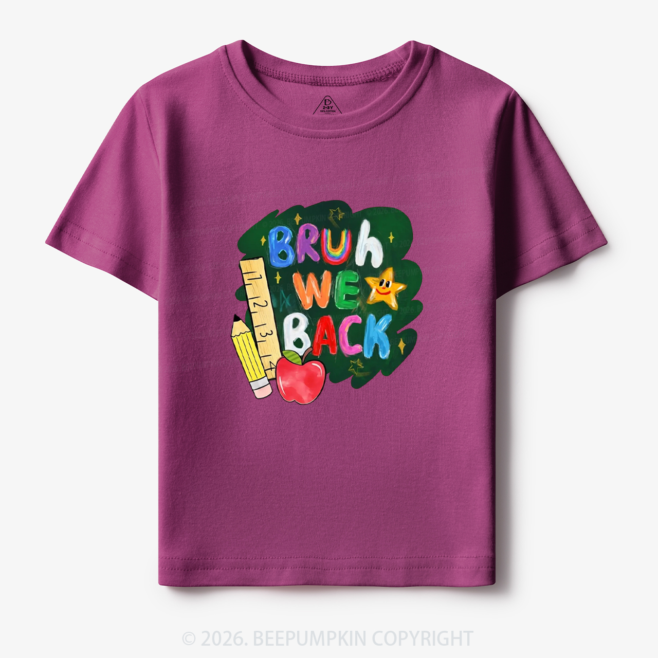 Bruh We Back Funny Back to School Toddler&Kid's Tees