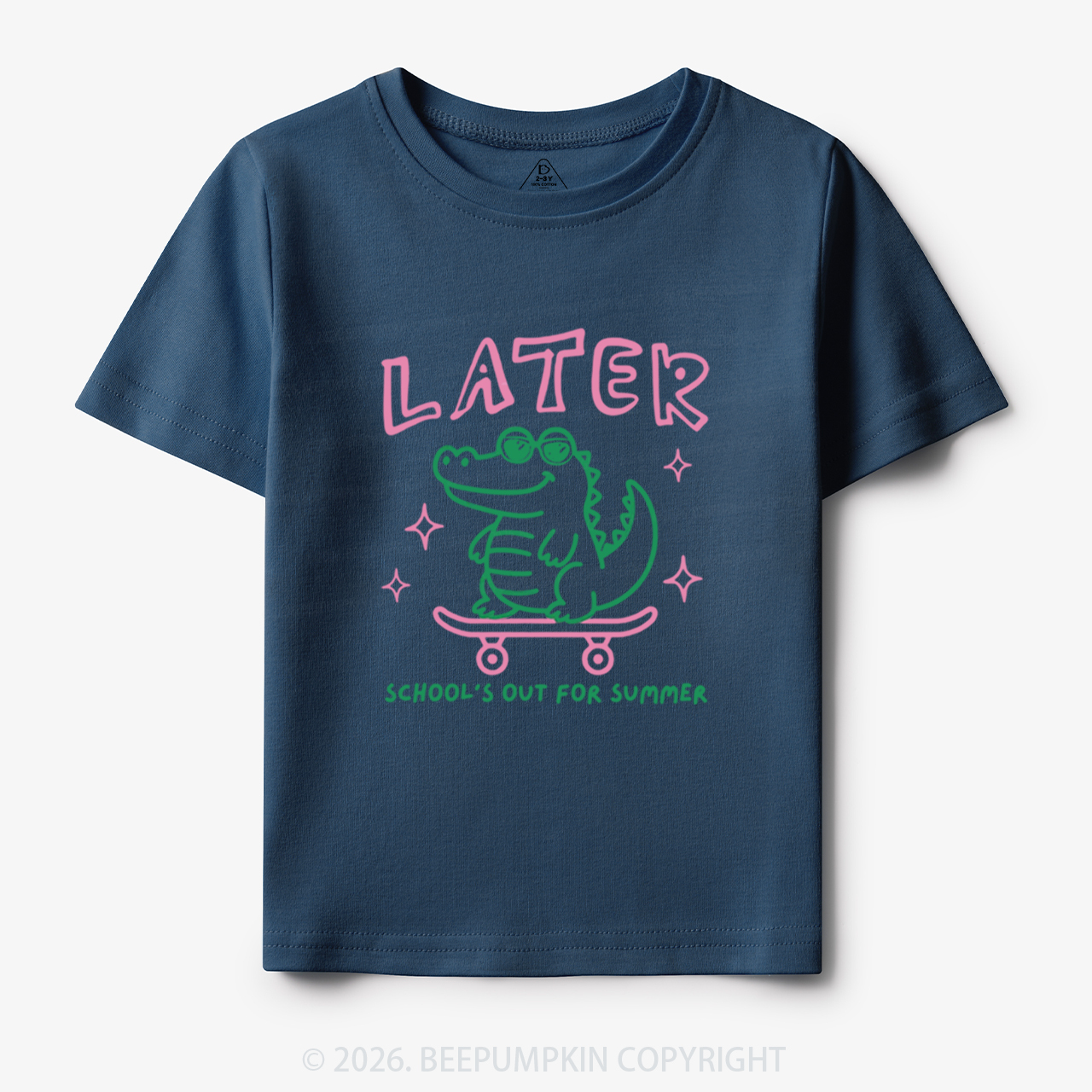 Later School's Out For Summer Alligator Toddler&Kid's Tees
