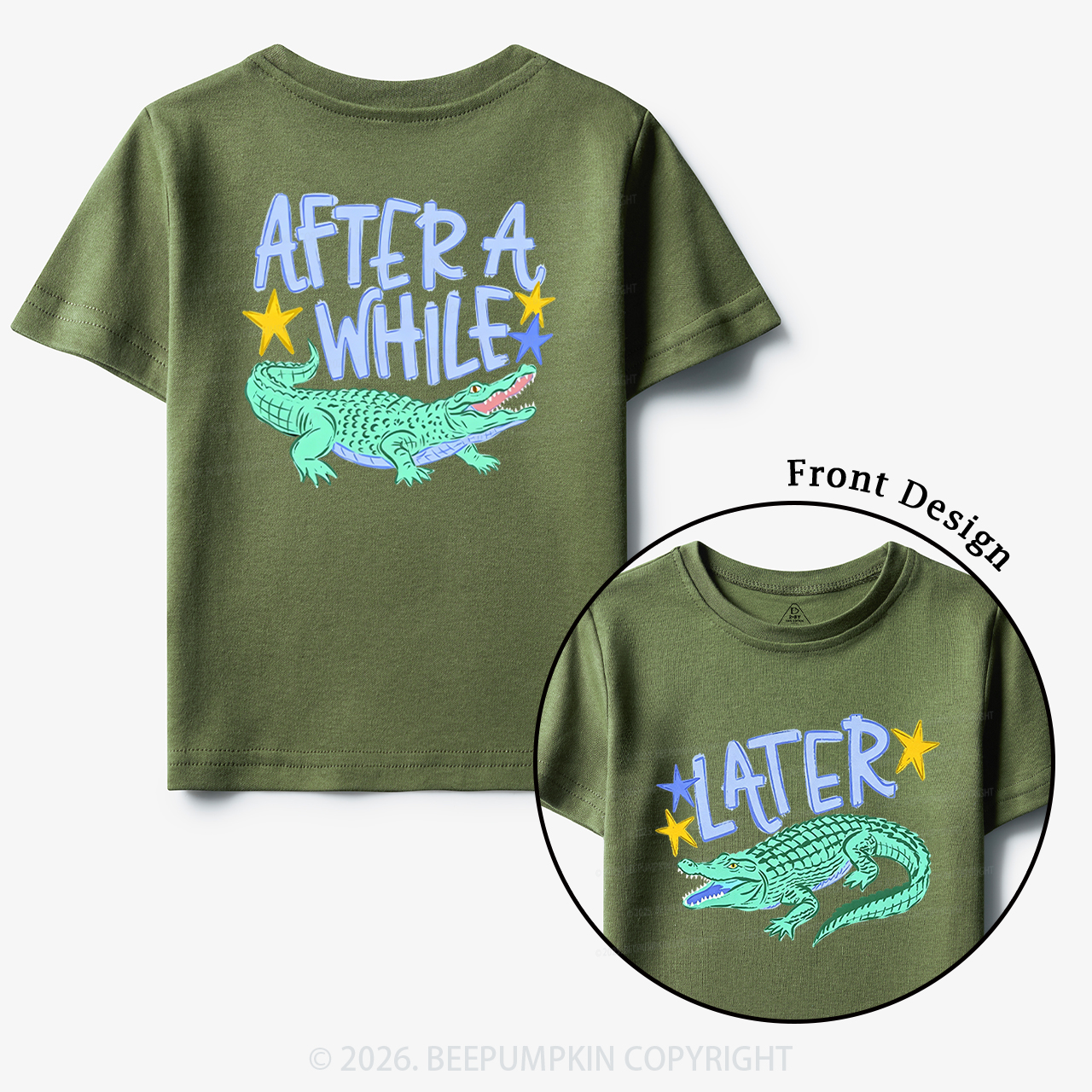Later Gator After A While Crocodile Toddler&Kid's Tees