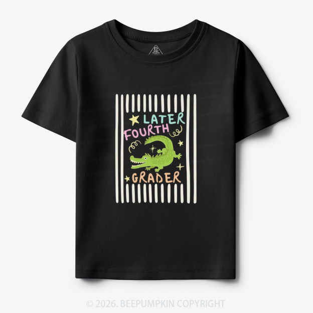 Personalized Later Alligator Funny Back To School Toddler&Kid's Tees