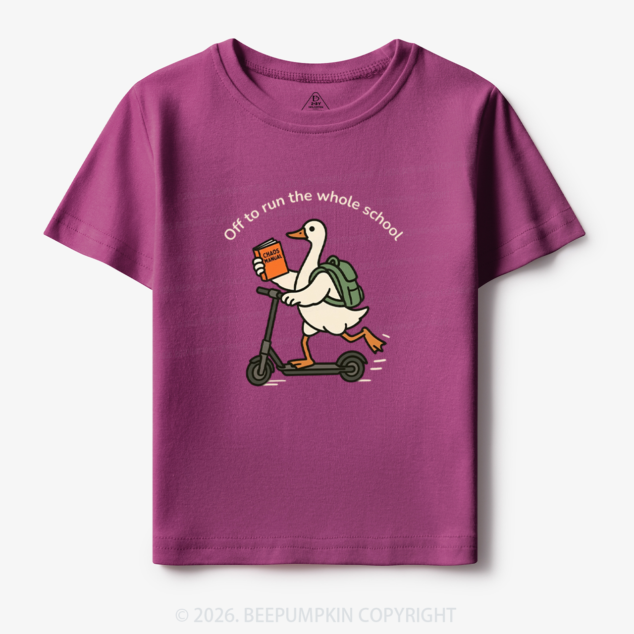 Off to Run the Whole School Funny Back To School Toddler&Kid's Tees