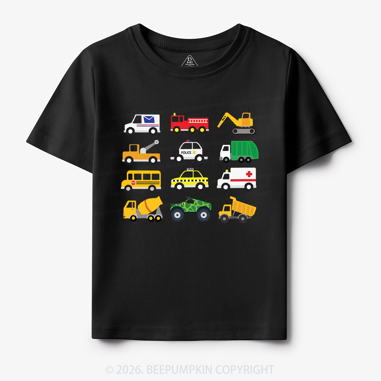 Lots of Trucks Toddler&Kid's Tees