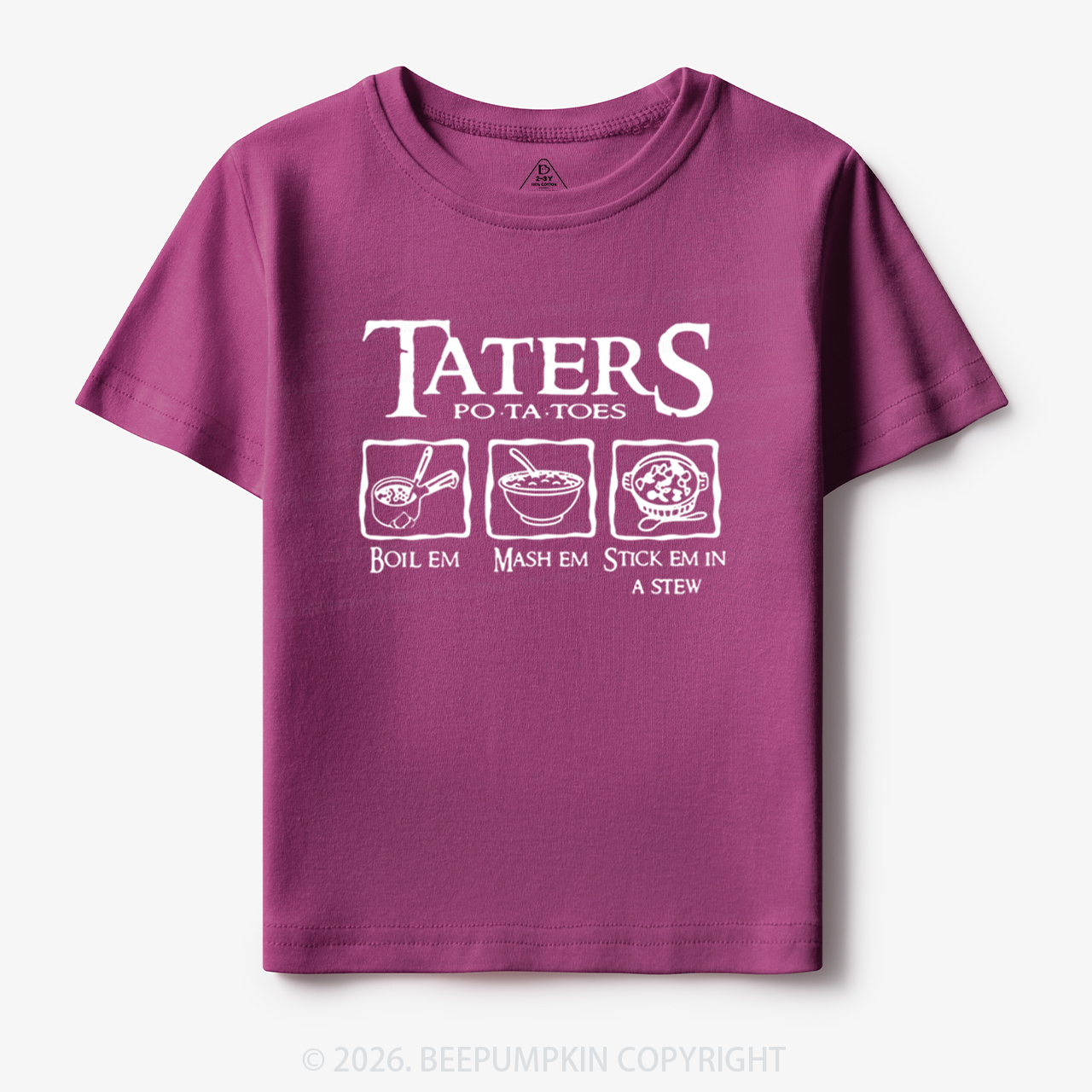 Taters Potatoes Funny Toddler&Kid's Tees